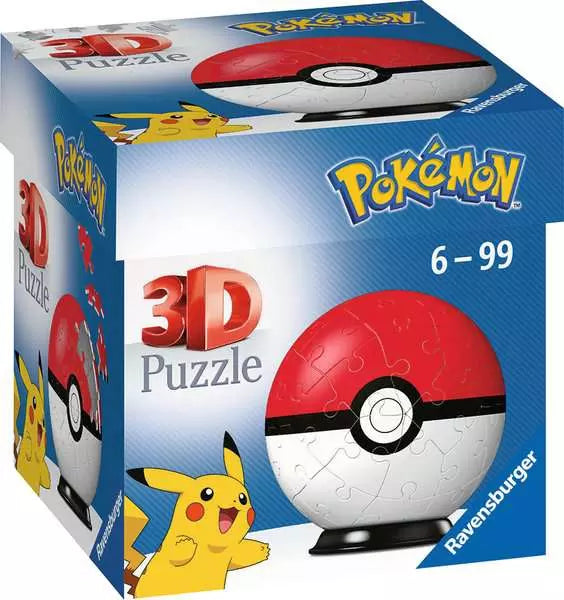 3D Puzzle 54 piezas - Pokémon - Pokeball classic