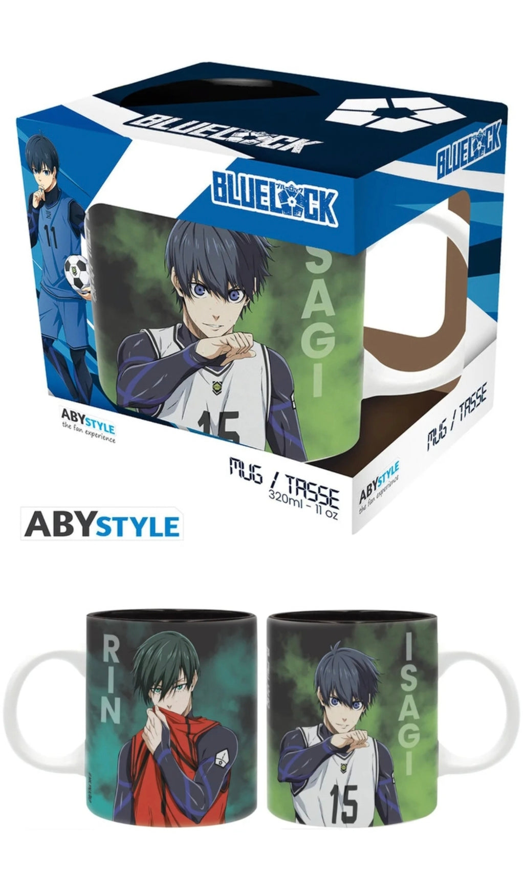 BLUE LOCK - Mug - 320 ml - Isagi vs Rin