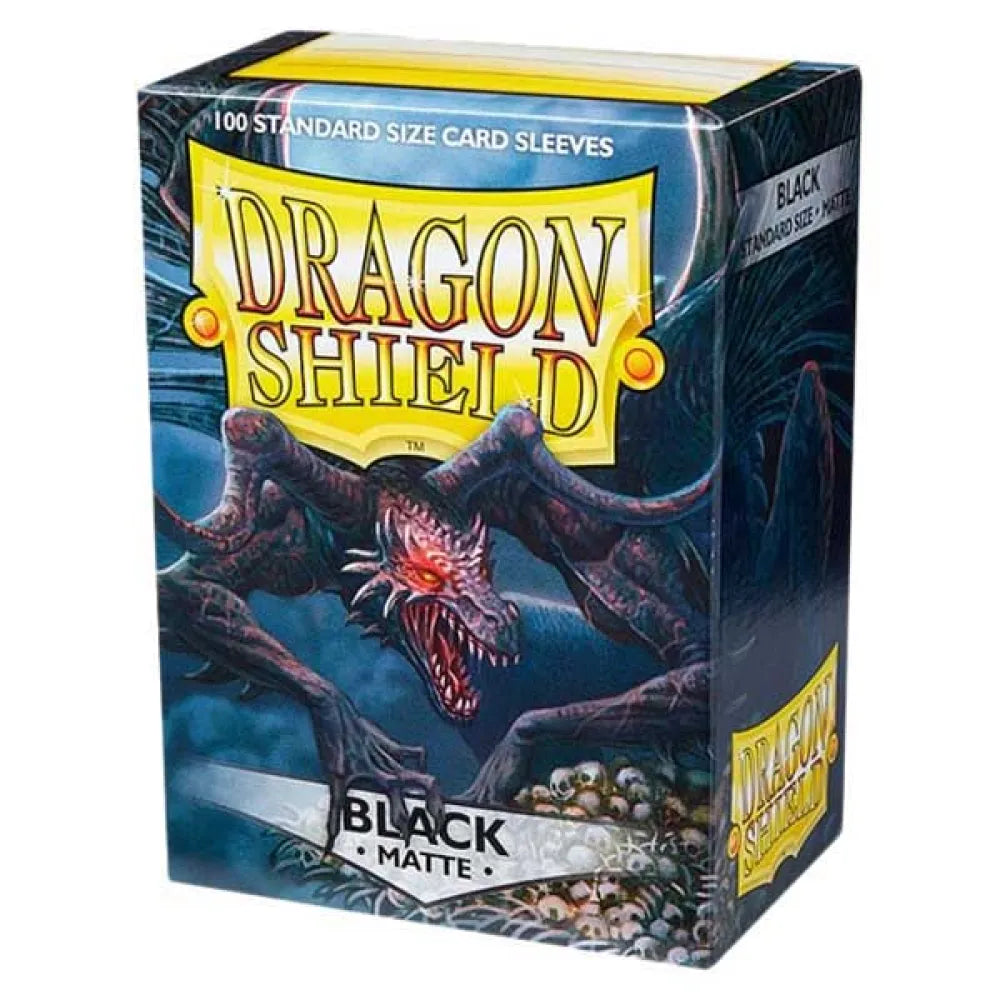 Dragon Shield Fundas de cartas black mate 100 Sobres