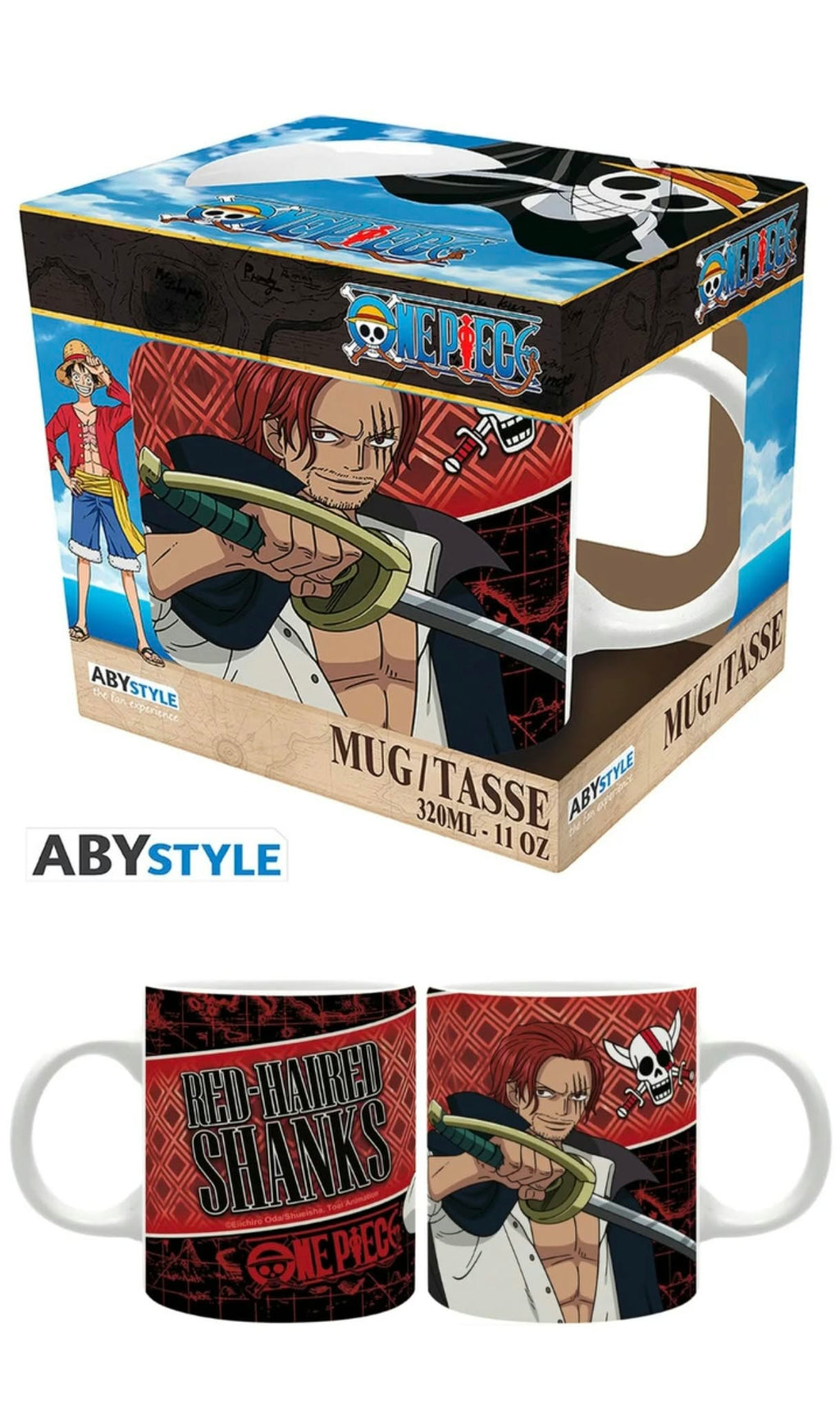 ONE PIECE - Mug - 320 ml - Shanks