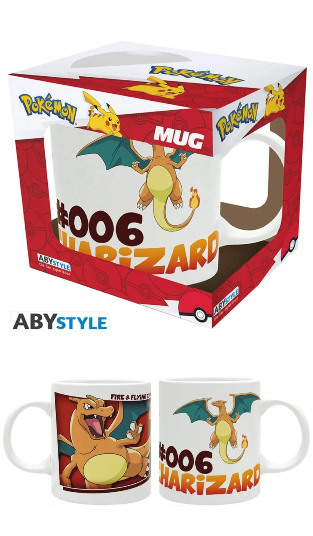 POKEMON - Mug - 320 ml - Charizard Type