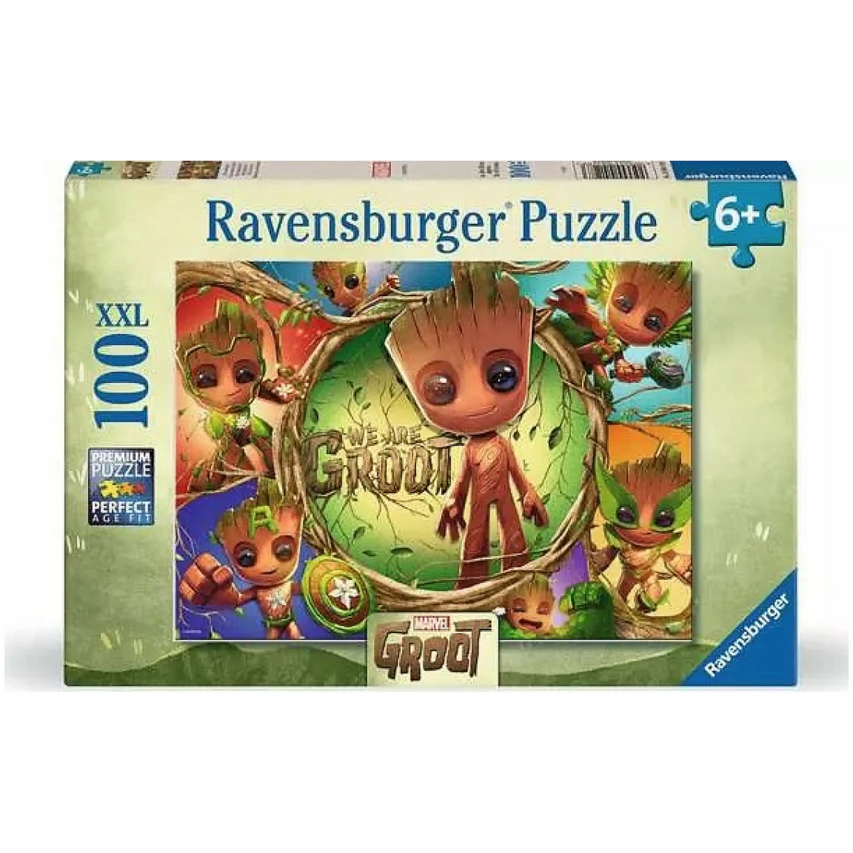 Puzzle - RAVENSBURGER Marvel Groot Puzzle 100 Piezas XXL