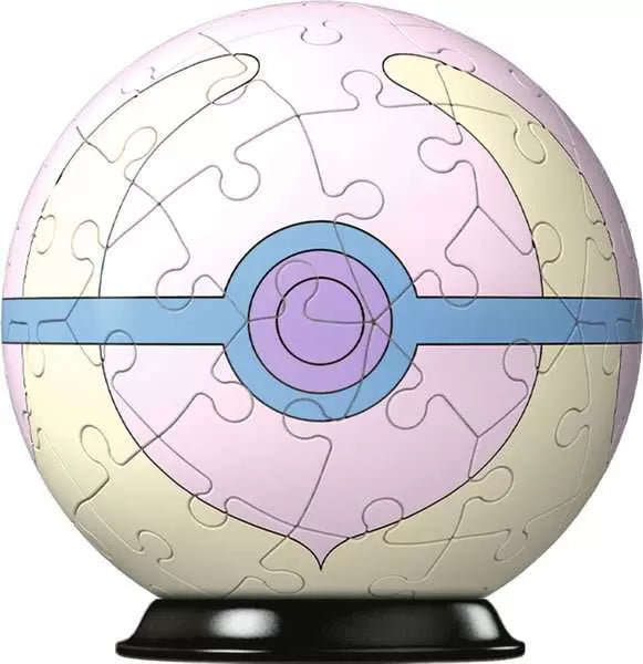 Puzzles 3D 54 piezas - Pokémon - Heal Ball rosa
