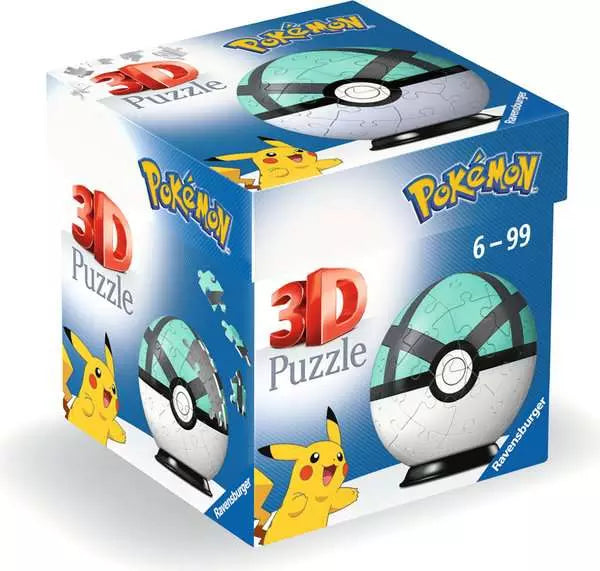 Puzzles 3D 54 piezas - Pokémon - Net Ball verde