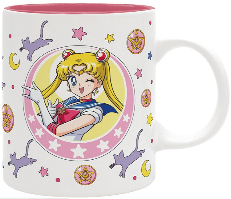 SAILOR MOON - Mug - 320 ml - Sailor Moon & Luna patch