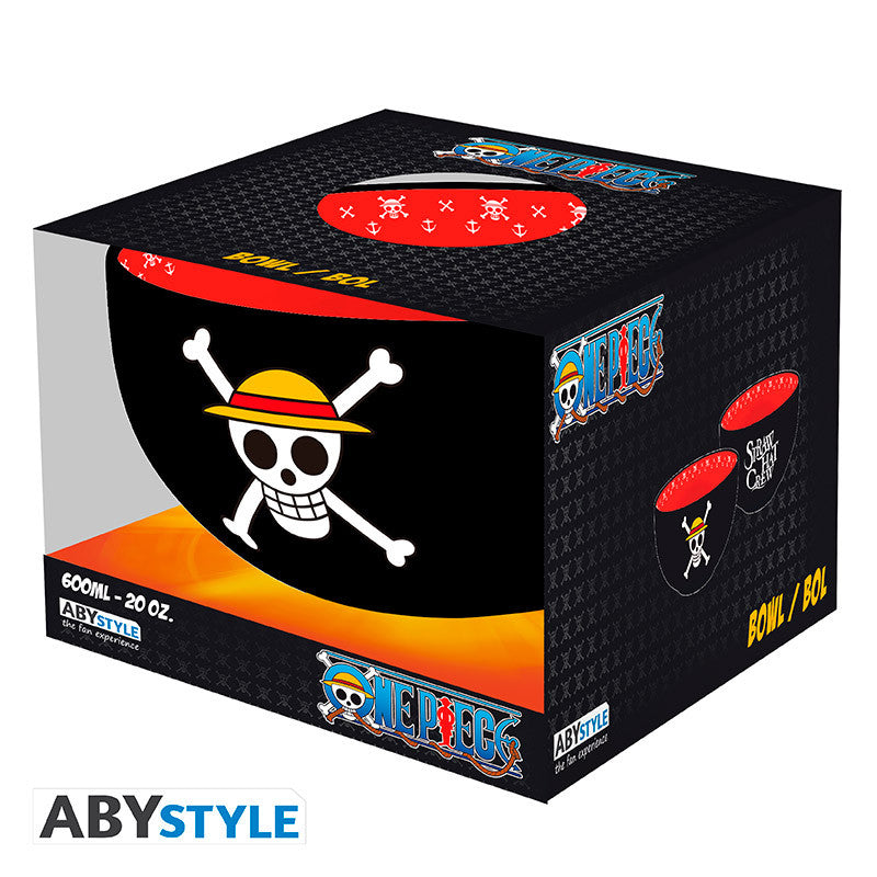 ONE PIECE - Bowl - 600ml - "Skulls" cardboard