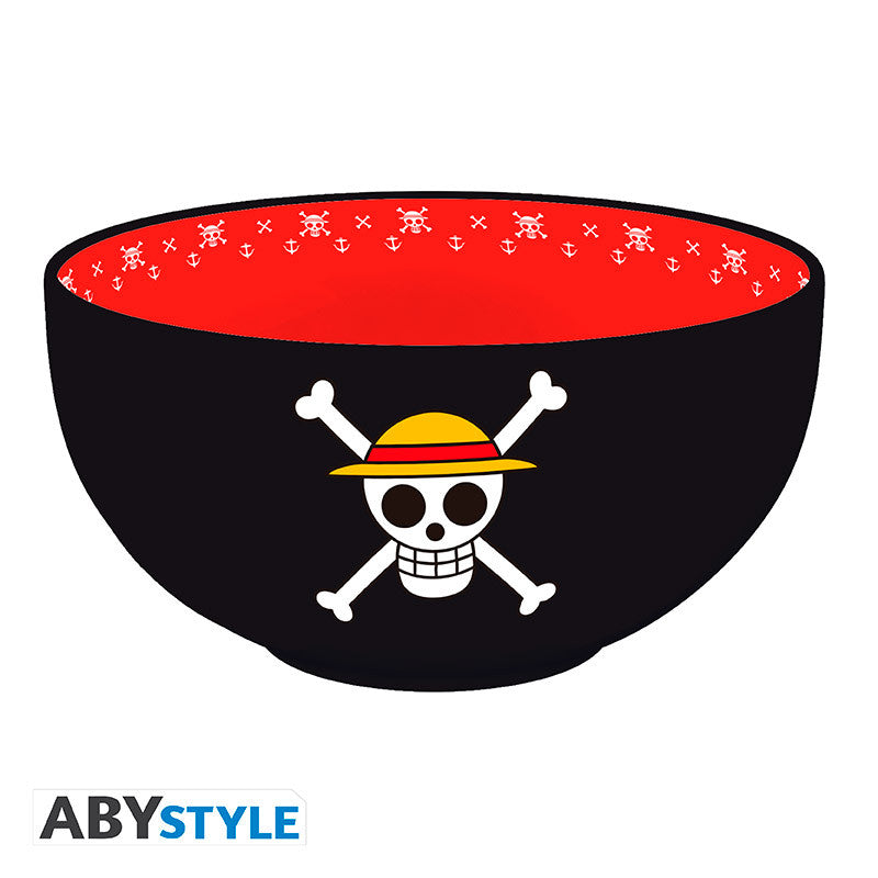 ONE PIECE - Bowl - 600ml - "Skulls" cardboard